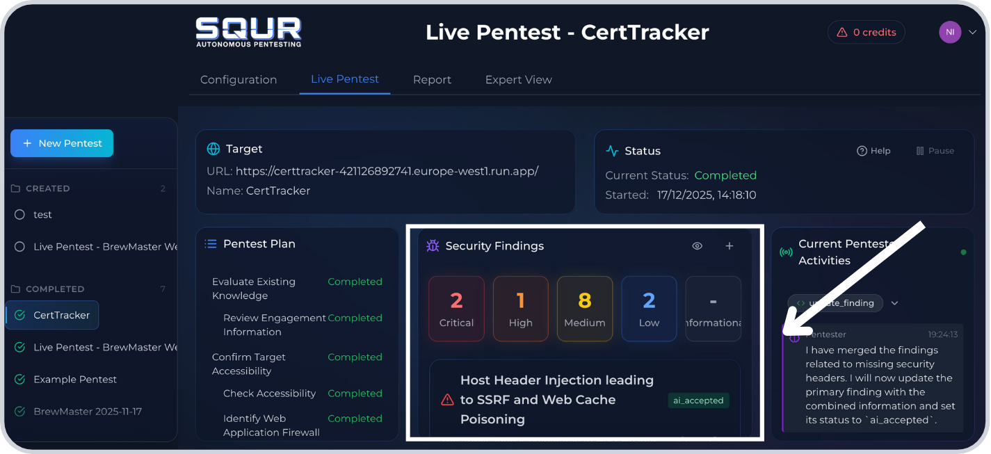 Step 1: Open remediation