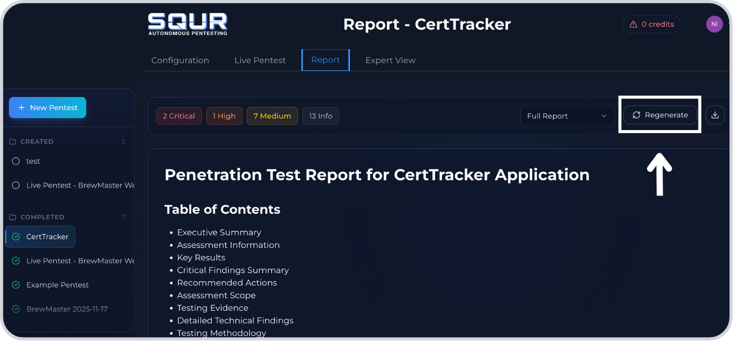 Step 4: Click generate