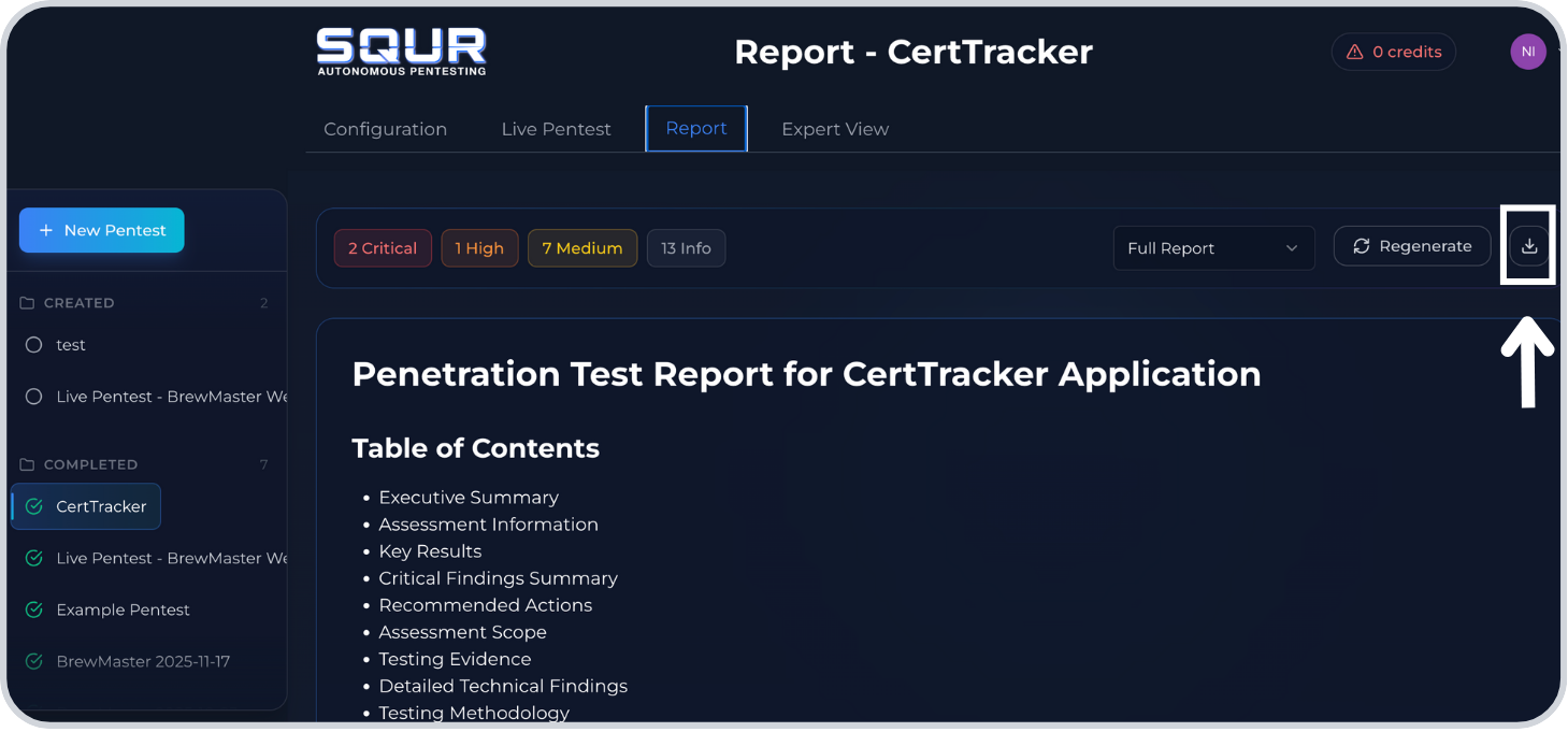 Step 5: Click download